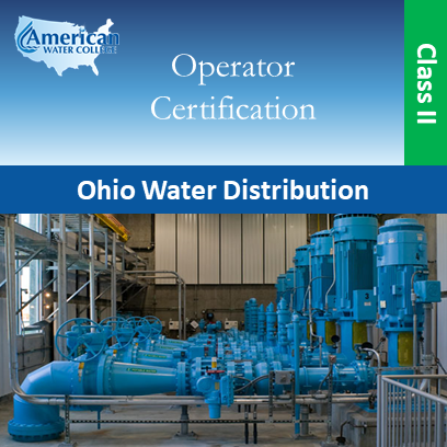 Ohio Water Distribution Operator Exam Preparation Class II (WPI Grade 3)
